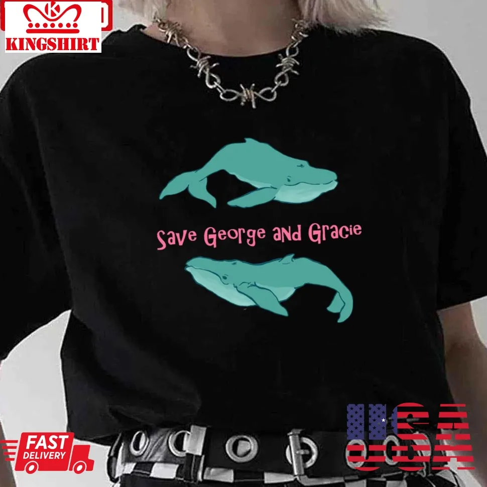 Save George And Gracie Star Trek Unisex T Shirt Plus Size