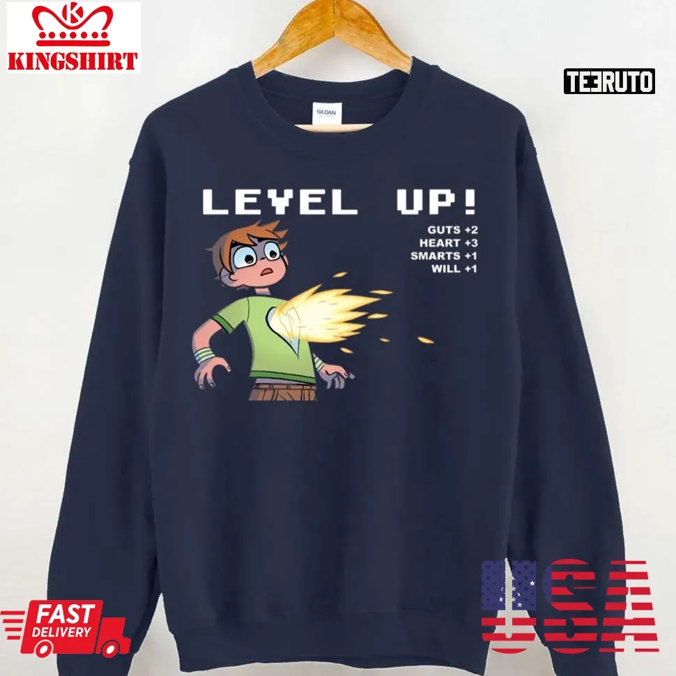 Scott Pilgrim Level Up Unisex Sweatshirt Unisex Tshirt