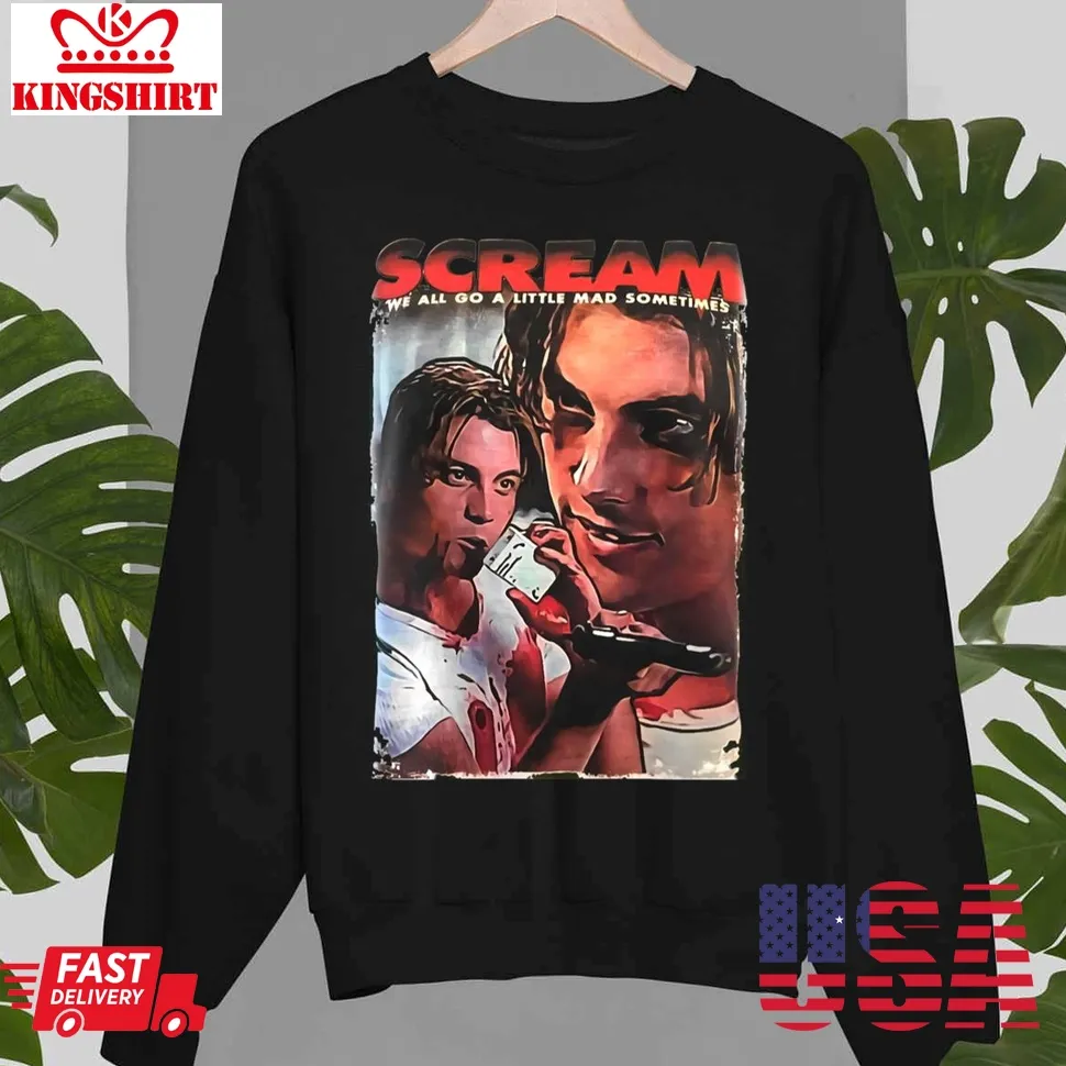 Scream Vintage Call Me Matthew Lillard Unisex Sweatshirt Unisex Tshirt