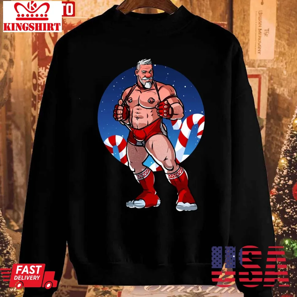 Sexy Santa Christmas 2023 Unisex Sweatshirt Plus Size