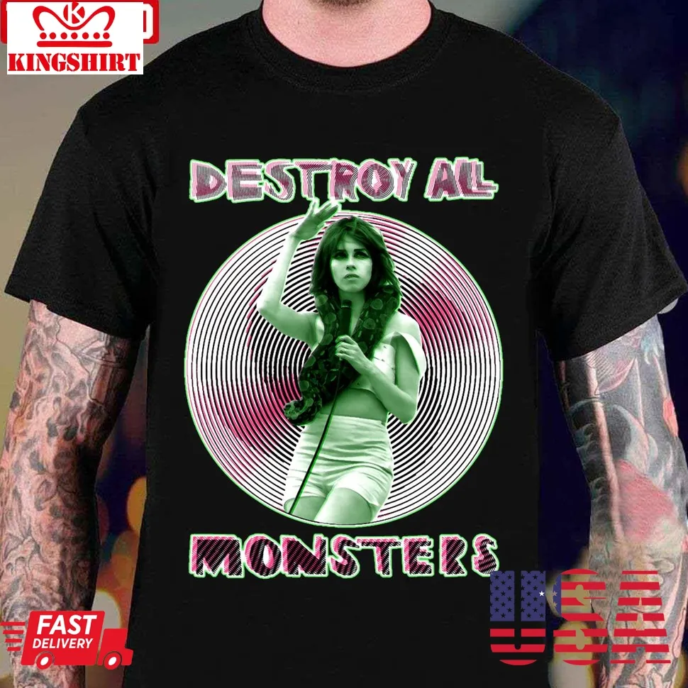 Singer Art Destroy All Monsters Unisex T Shirt Unisex Tshirt