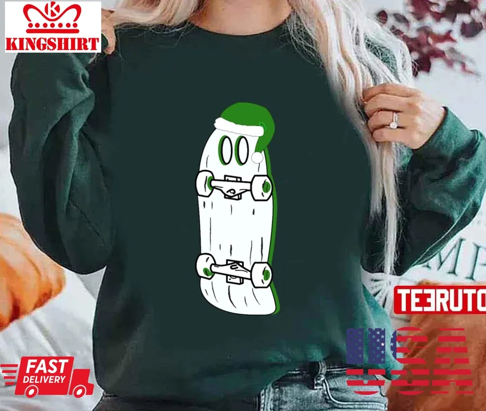 Skateboard Christmas Unisex Sweatshirt Plus Size