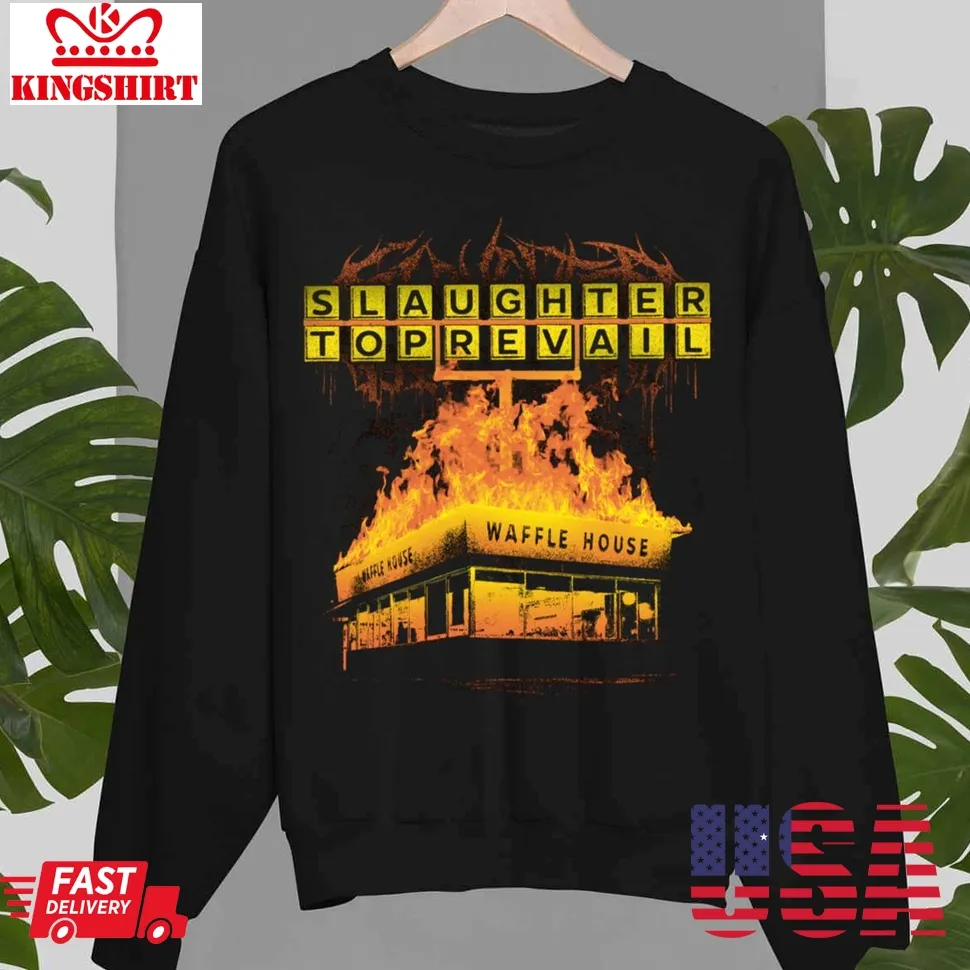 Slaughter To Prevail Waffle House Unisex Sweatshirt Plus Size
