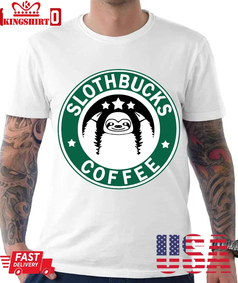 Slothbucks Coffee Unisex T Shirt Unisex Tshirt