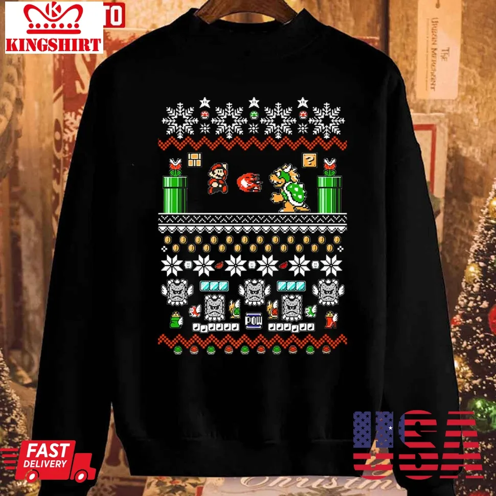 Sm And Bow Christmas Vintage Sweatshirt Size up S to 4XL