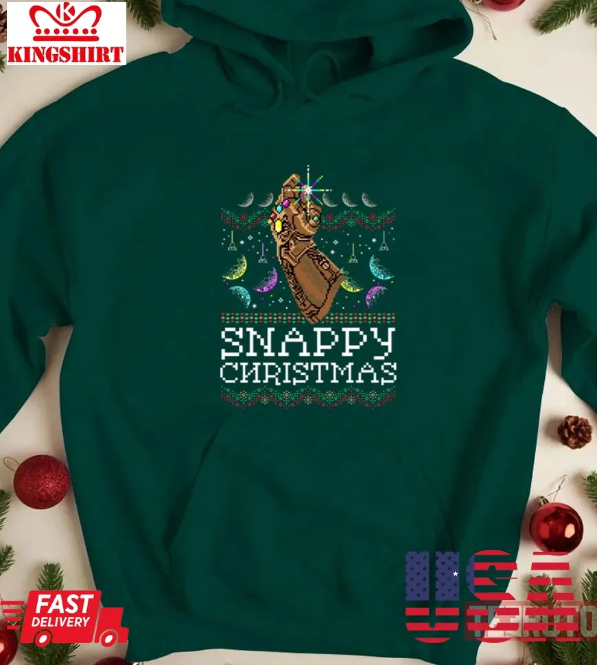Snappy Christmas Unisex Sweatshirt Plus Size