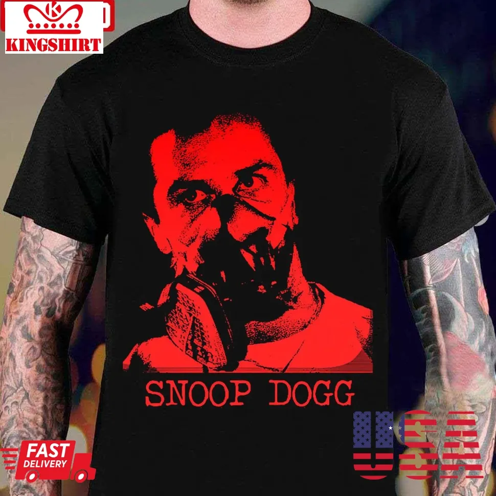 Snoop Dogg Red Art Unisex T Shirt Plus Size