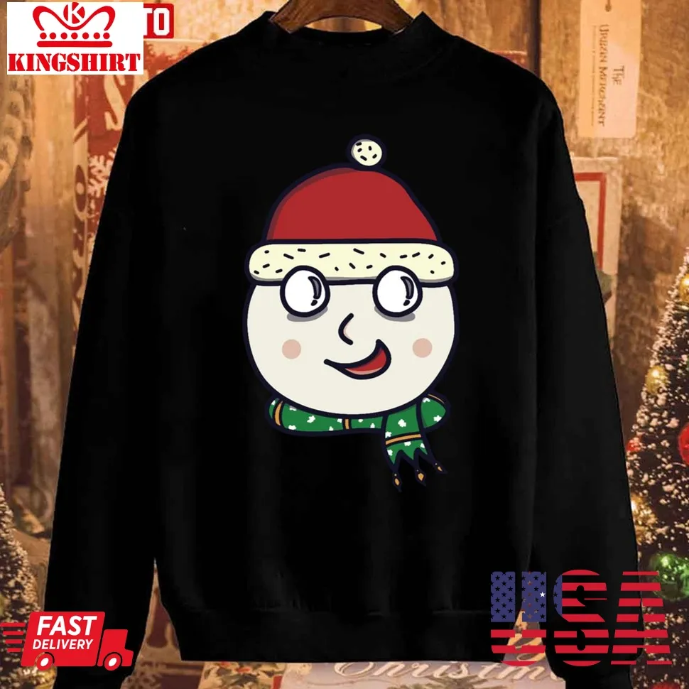 Snow Kid Kawaii Christmas 2023 Unisex Sweatshirt Plus Size