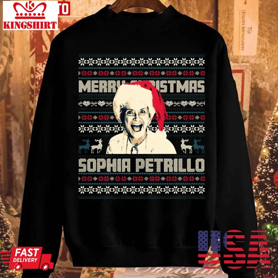 Sophia Petrillo Merry Christmas Unisex Sweatshirt Size up S to 4XL