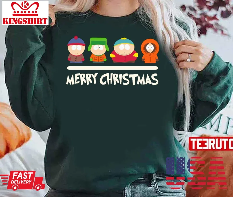 South Park Christmas Characters Unisex Sweatshirt Plus Size