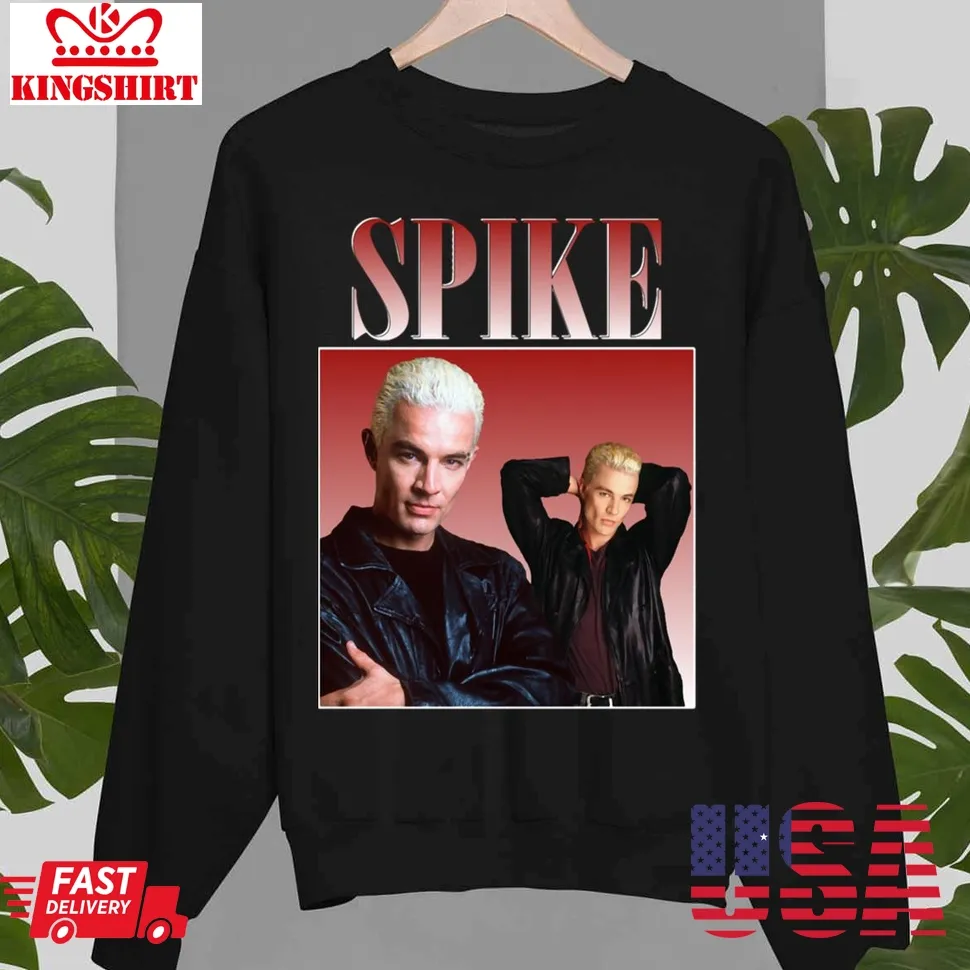 Spike Buffy Spike Retro Designthrowback Unisex Sweatshirt Unisex Tshirt