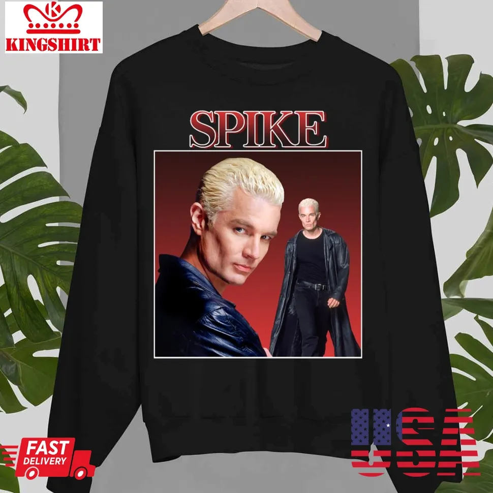 Spike The Vampire Slayer Retro Design Unisex Sweatshirt Unisex Tshirt