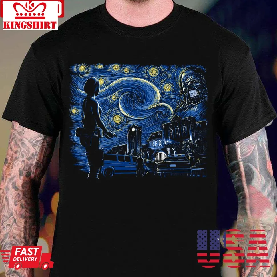 Starry Evil Resident Evil Unisex T Shirt Unisex Tshirt