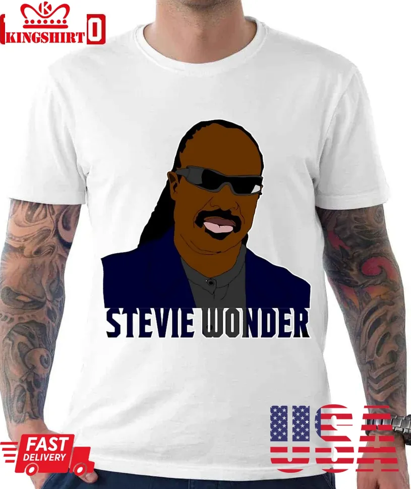 Stevie Wonder Meme Unisex T Shirt Size up S to 4XL