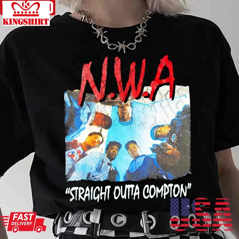 Straight Outta Compton Nwa Unisex T Shirt Size up S to 4XL