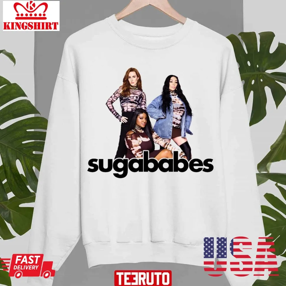 Sugababes Original Line Up Black Logo Irls Aloud Unisex Sweatshirt Plus Size