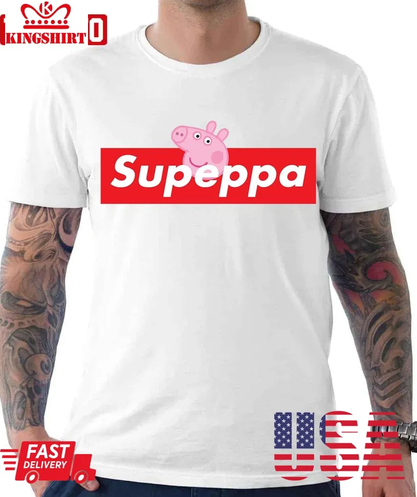 Supeppa Logo Peppa Pig Unisex T Shirt Plus Size