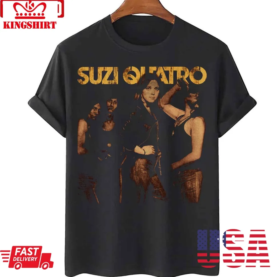 Suzi Quatro The Race Is On Unisex T Shirt Plus Size