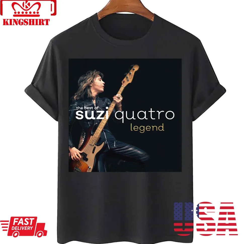 Suzi Quatro The Wild One Unisex T Shirt Size up S to 4XL