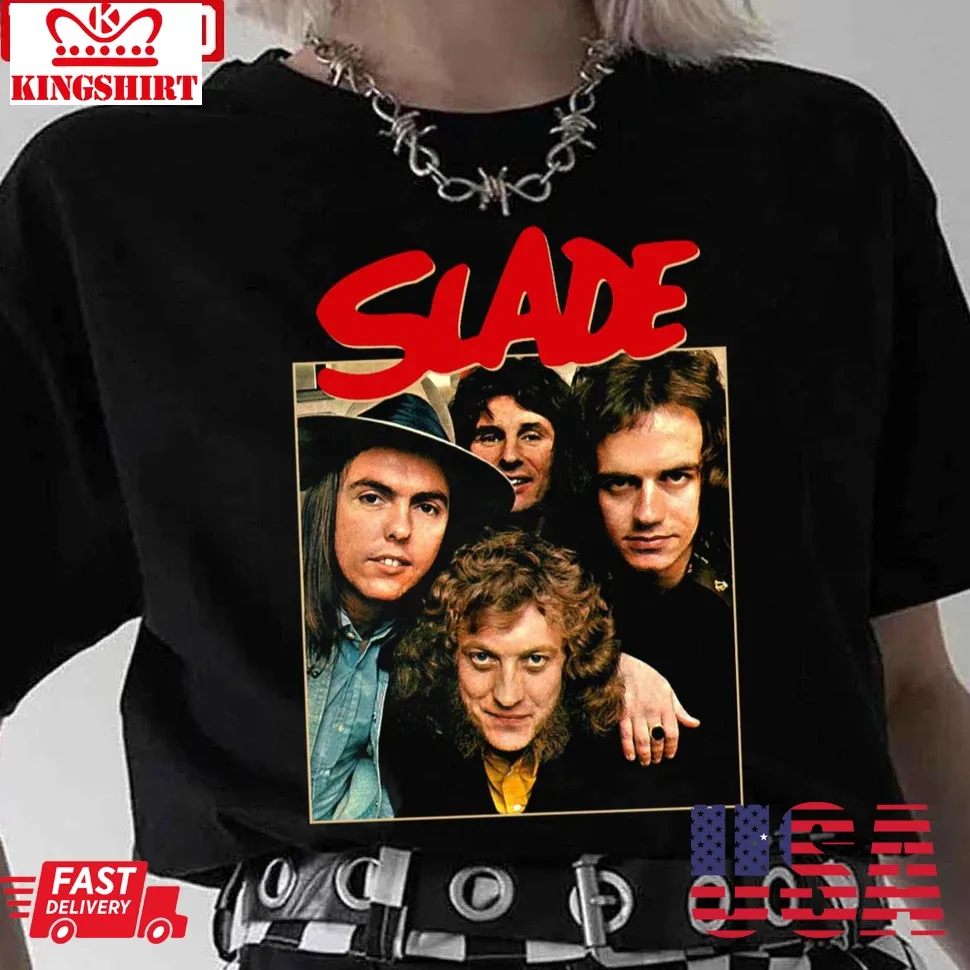 Tak' Me Bak &8216;Ome Slade Rock Unisex T Shirt Plus Size