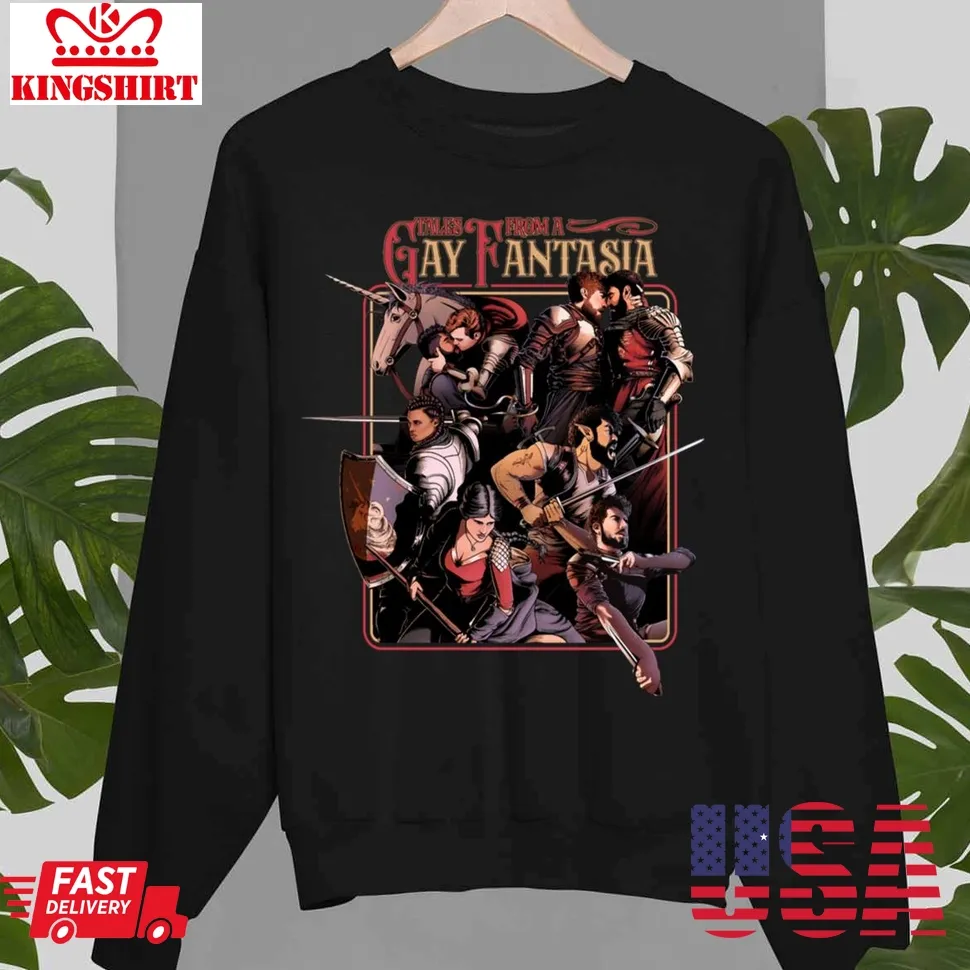 Tales From A Gay Fantasia Collage 2 Unisex Sweatshirt Size up S to 4XL