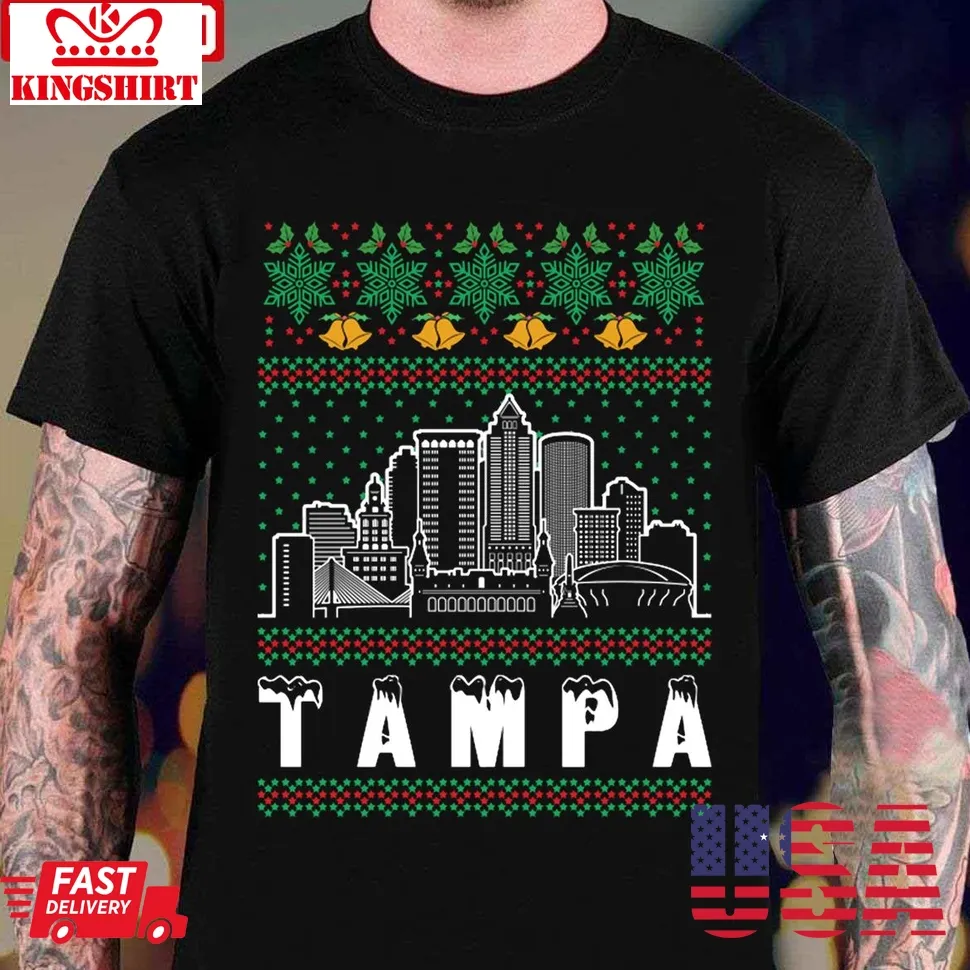 Tampa Florida Christmas Unisex T Shirt Unisex Tshirt