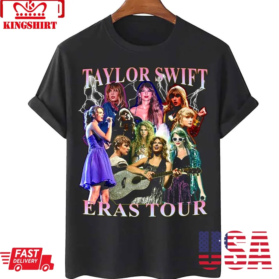 Taylor Swift Eras Music Tour 2023 Unisex Sweatshirt Plus Size