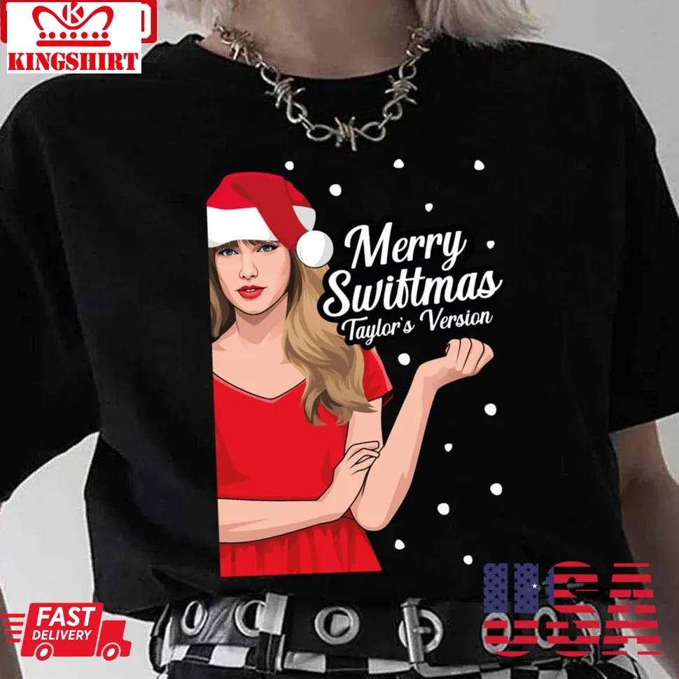 Taylor Swift Merry Swiftmas Taylor's Version Christmas Unisex T Shirt Unisex Tshirt
