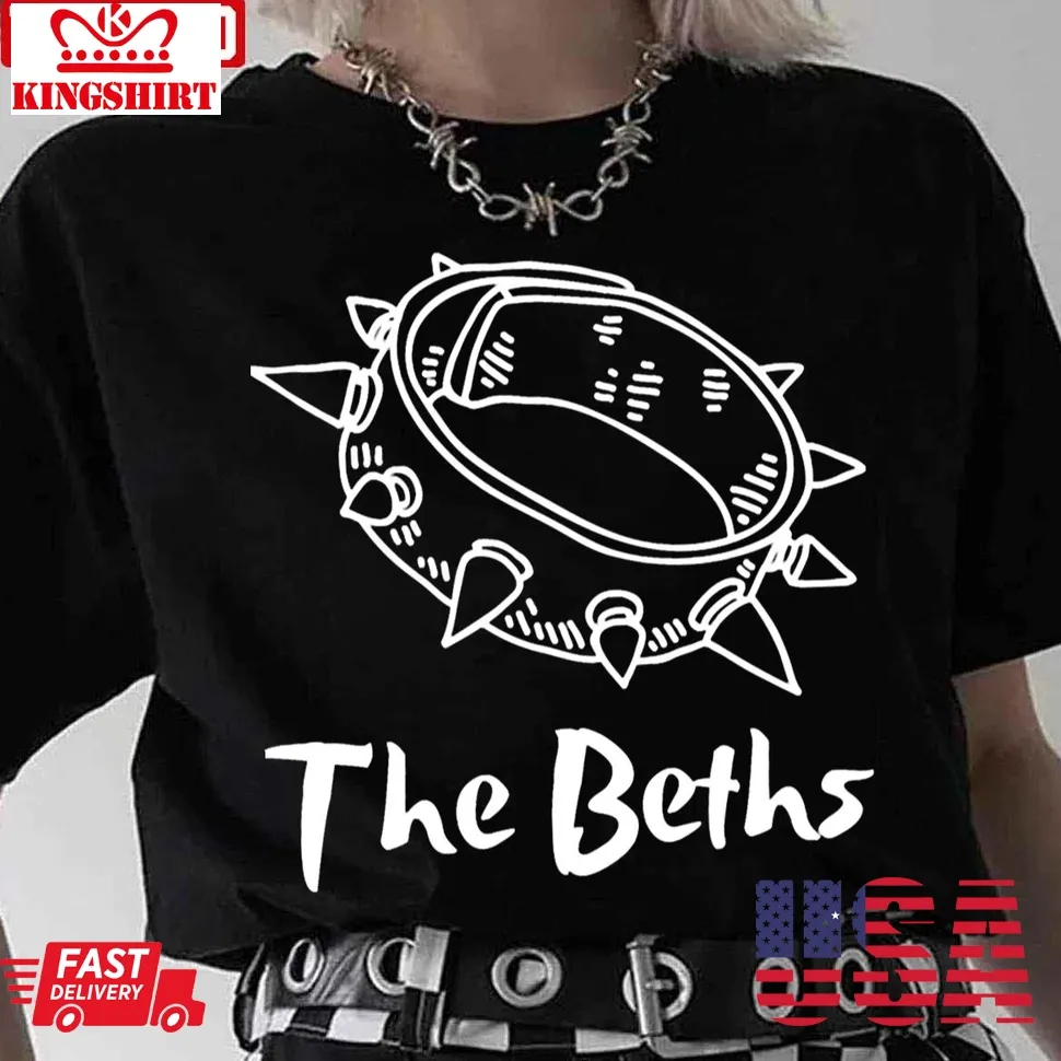 The Beths Band Collar Logo Png Vintage Unisex T Shirt Size up S to 4XL