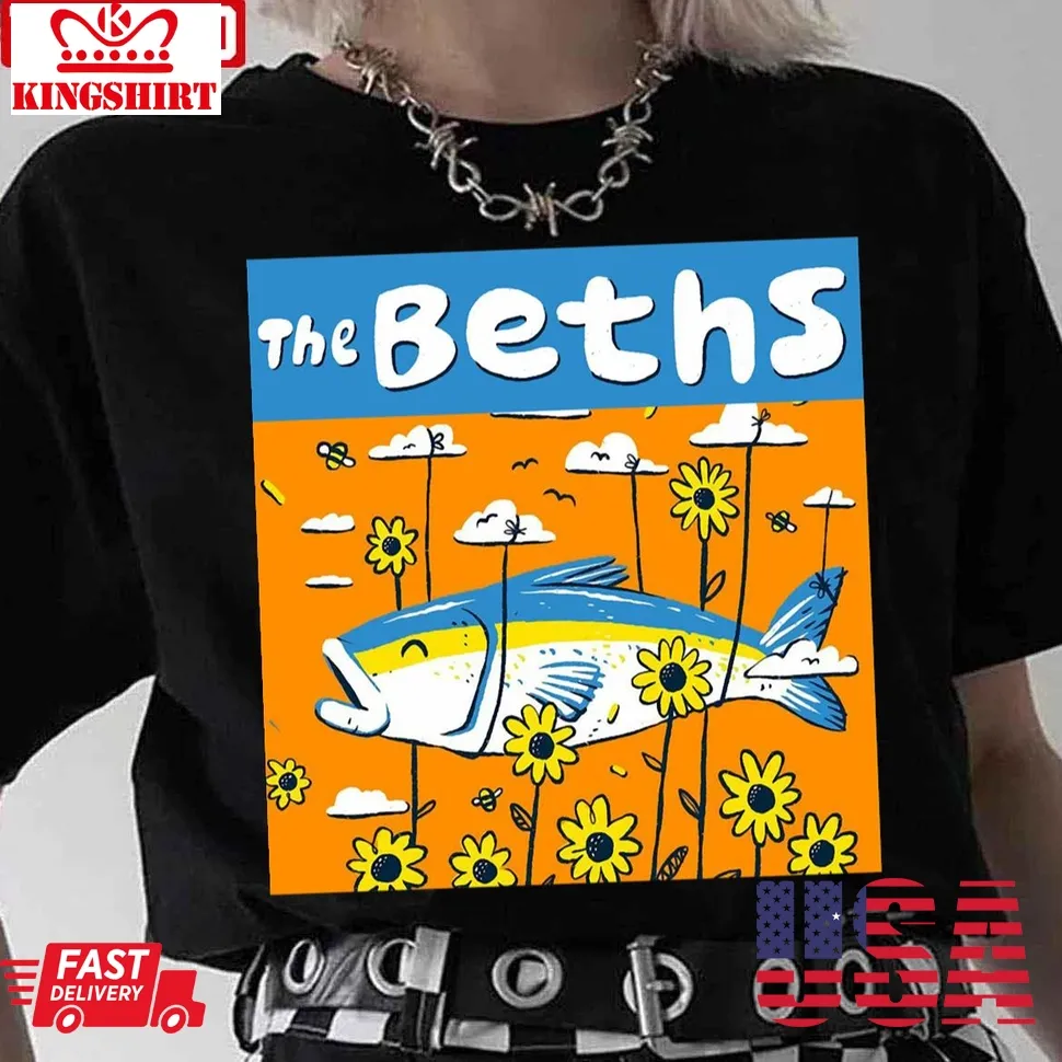 The Beths Fish And Flowers Unisex T Shirt Unisex Tshirt