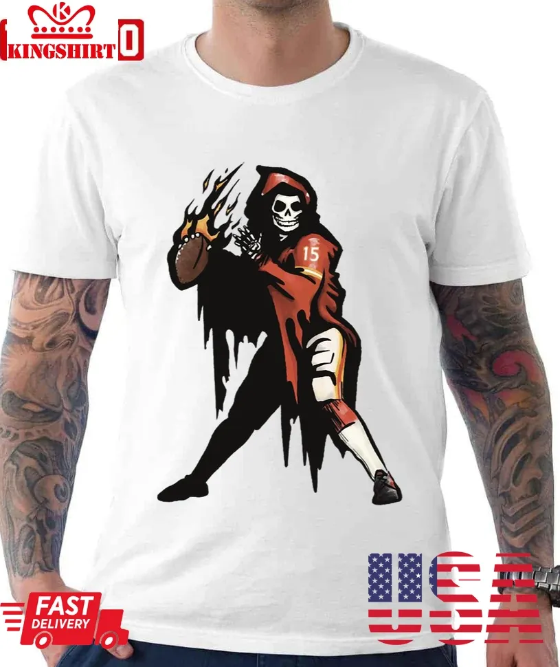 The Chiefs Reaper Kansas Unisex T Shirt Size up S to 4XL