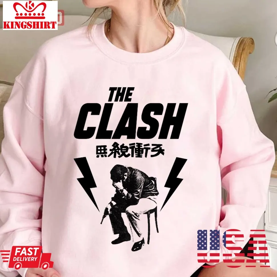 The Clash London Crime Fanart Unisex Sweatshirt Size up S to 4XL