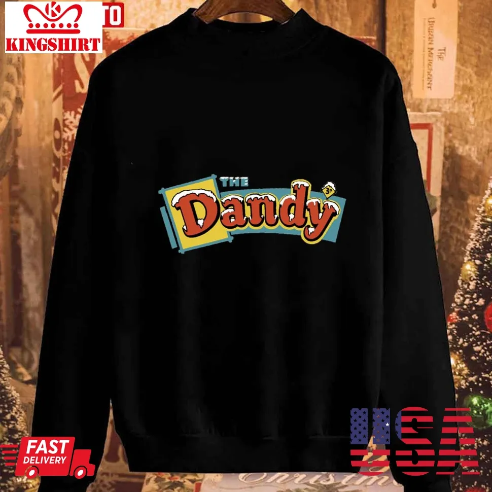 The Dandy Comic Christmas Logo Sweatshirt Size up S to 4XL