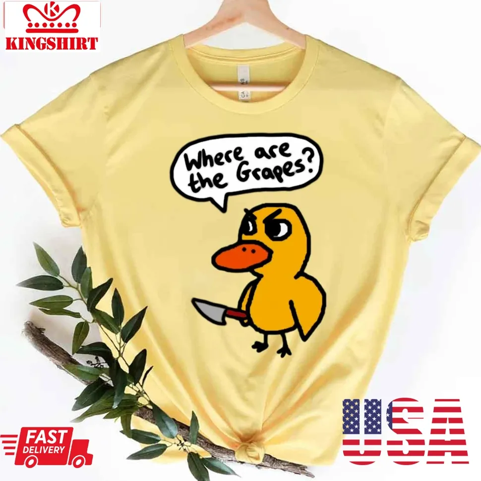 The Duck Walked Up The Duck Song Unisex T Shirt Size up S to 4XL