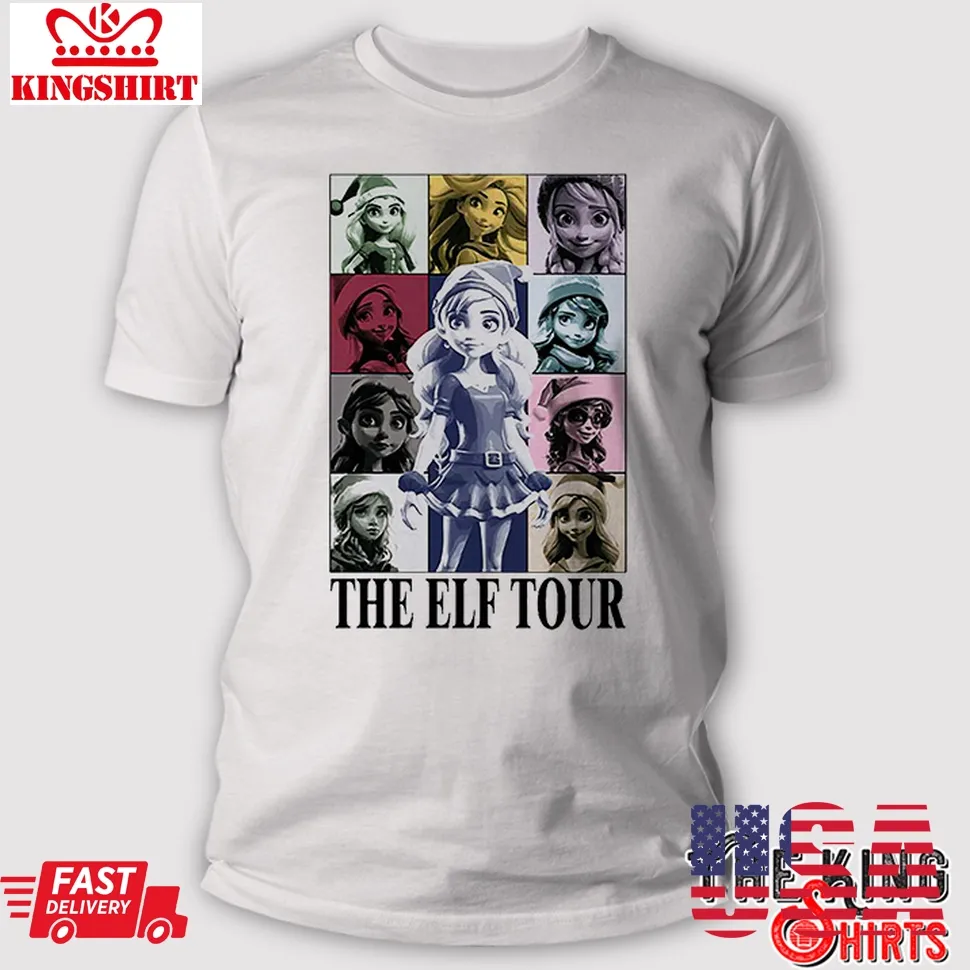 The Elf Tour T Shirt Size up S to 4XL