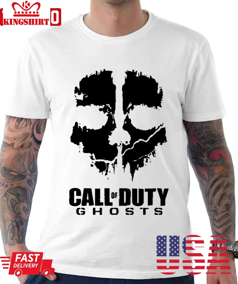 The Ghost Call Of Duty Cod Unisex T Shirt Size up S to 4XL
