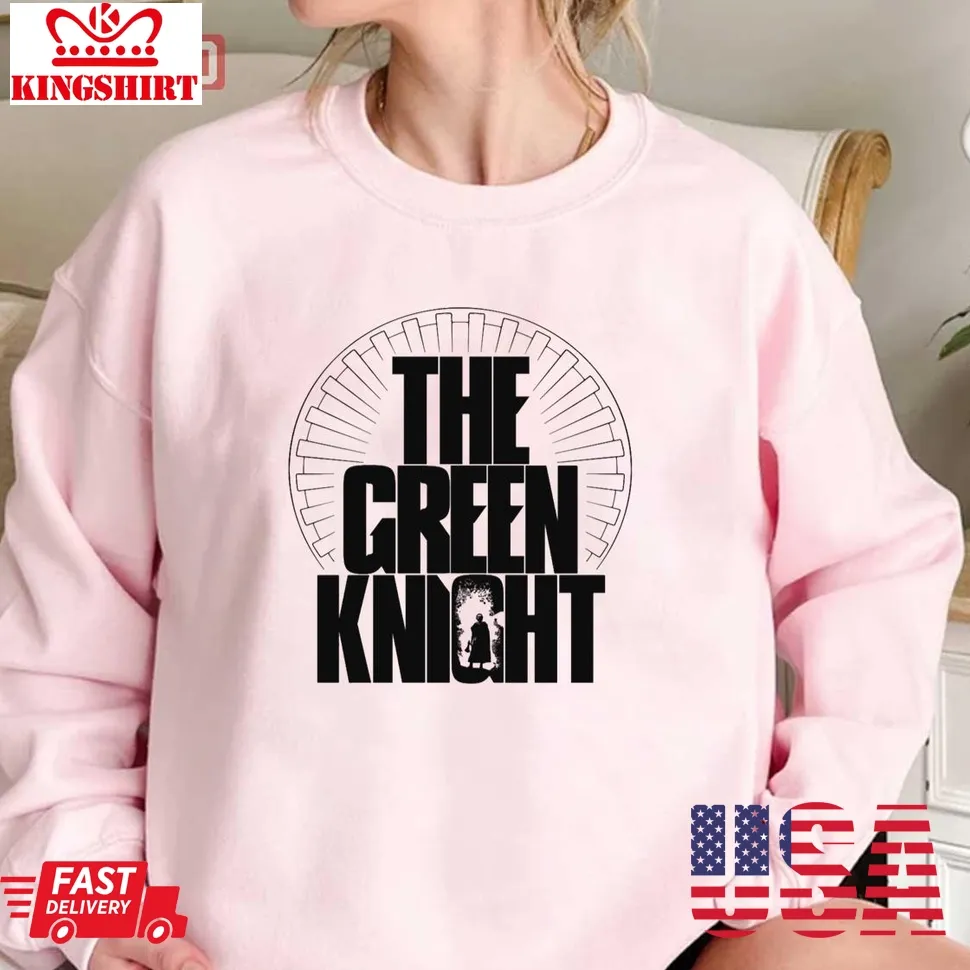 The Green Knight Black Unisex Sweatshirt Size up S to 4XL