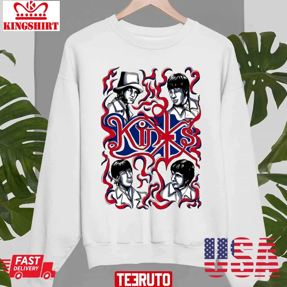 The Kinks Celluloid Heroes Unisex Sweatshirt Size up S to 4XL