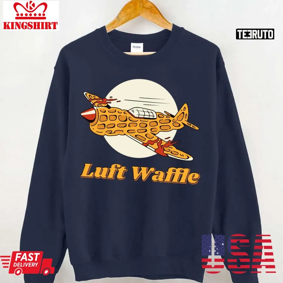The Luft Waffle Meme Unisex Sweatshirt Size up S to 4XL