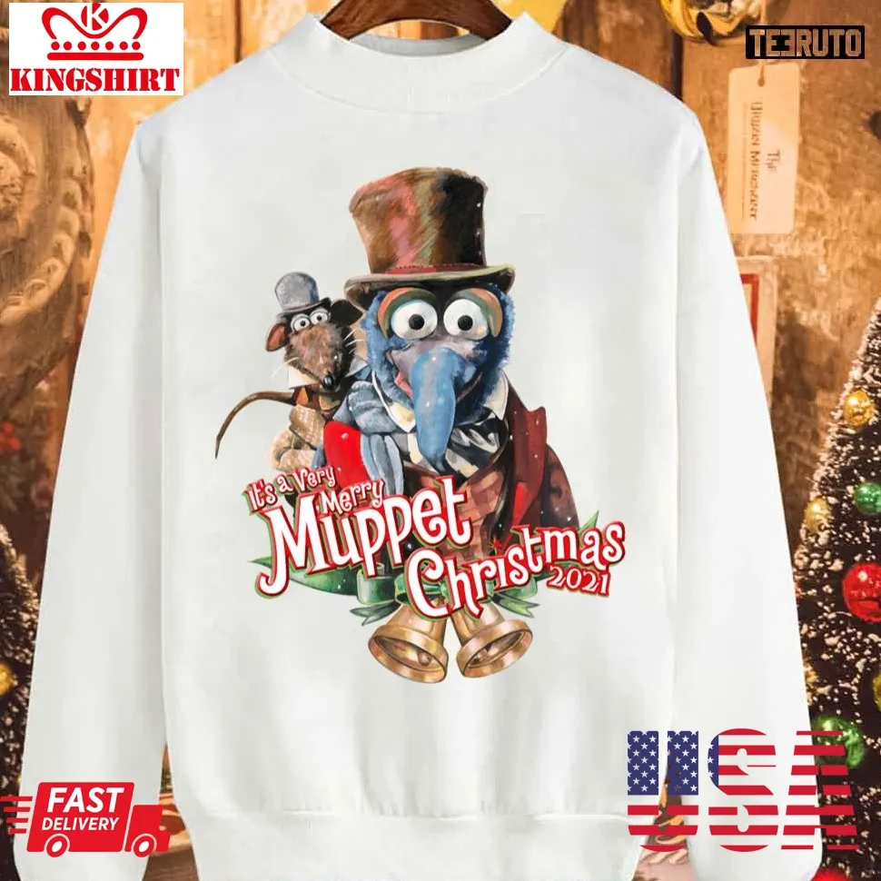 The Muppet Christmas Gonzo Sweatshirt Plus Size
