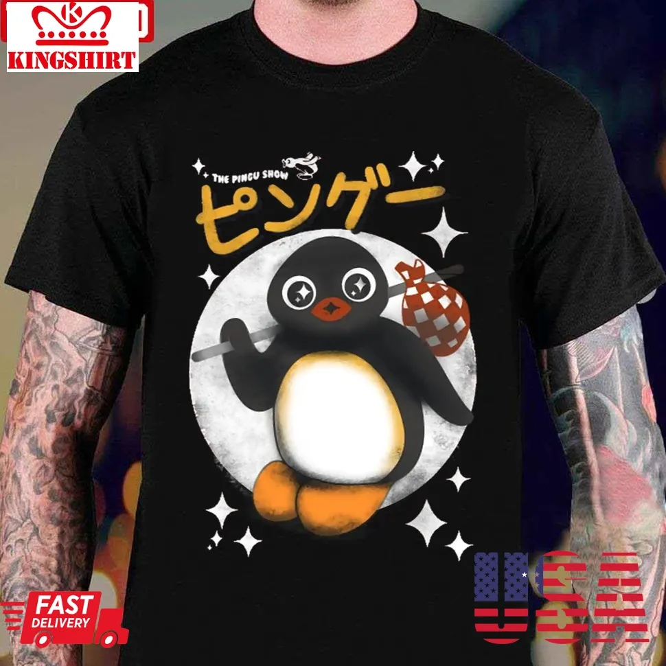The Pingu Show Unisex T Shirt Size up S to 4XL