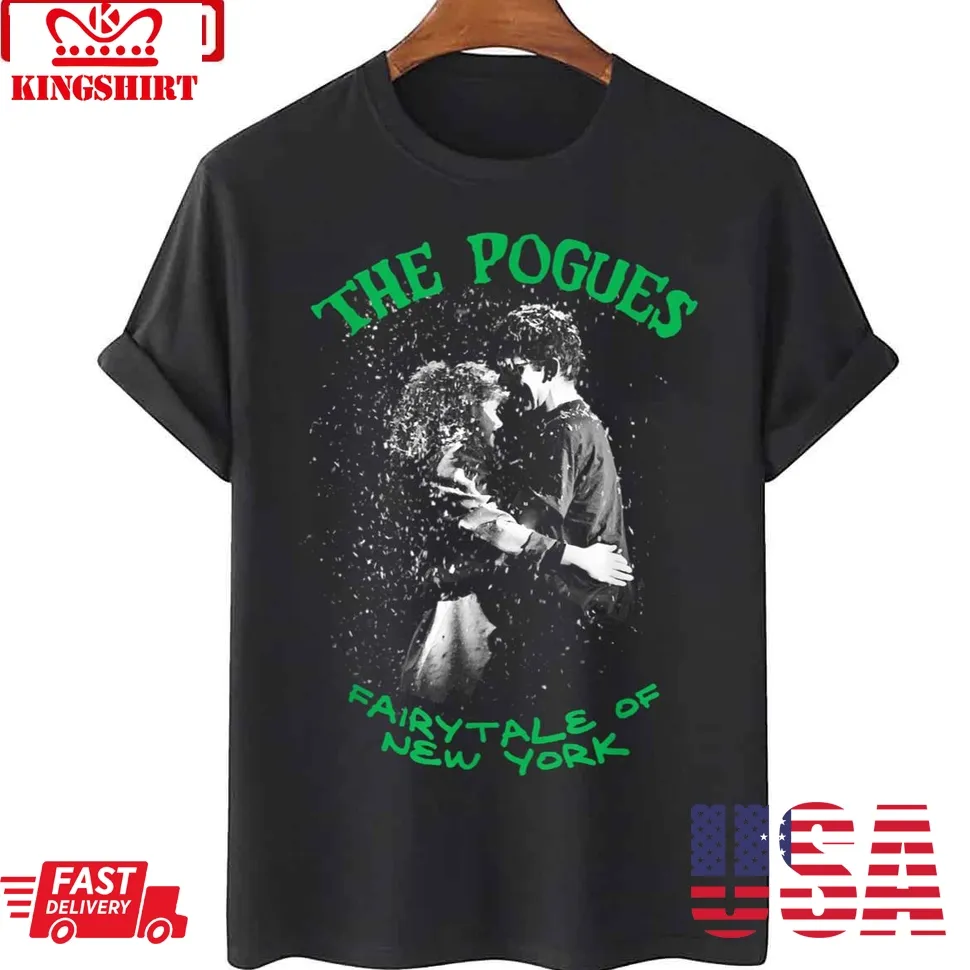 The Pogues Fairy Tale In New York Christmas Graphic Unisex Sweatshirt Plus Size
