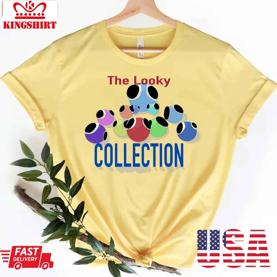 The Rainbow Friends Looky Collection Unisex T Shirt Size up S to 4XL