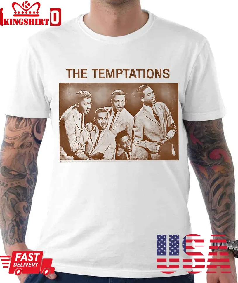 The Temptations Legends Unisex T Shirt Size up S to 4XL
