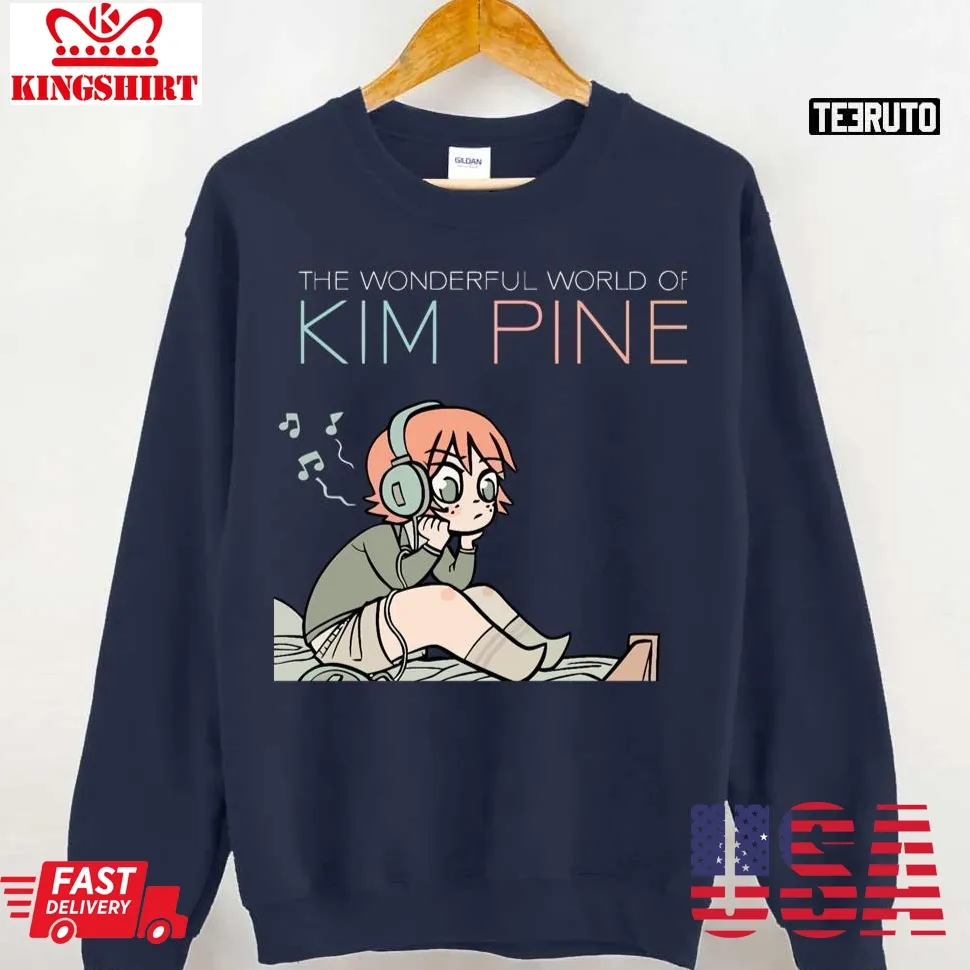 The Wonderful World Of Kim Pine Scott Pilgrim Unisex Sweatshirt Plus Size