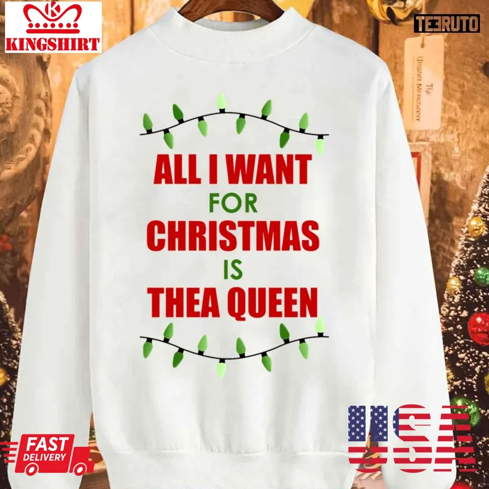 Thea Queen Christmas 2023 Christmas Unisex Sweatshirt Unisex Tshirt