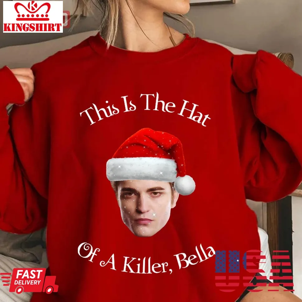 This Is The Hat Of A Killer Christmas Robert Unisex Sweatshirt Size up S to 4XL