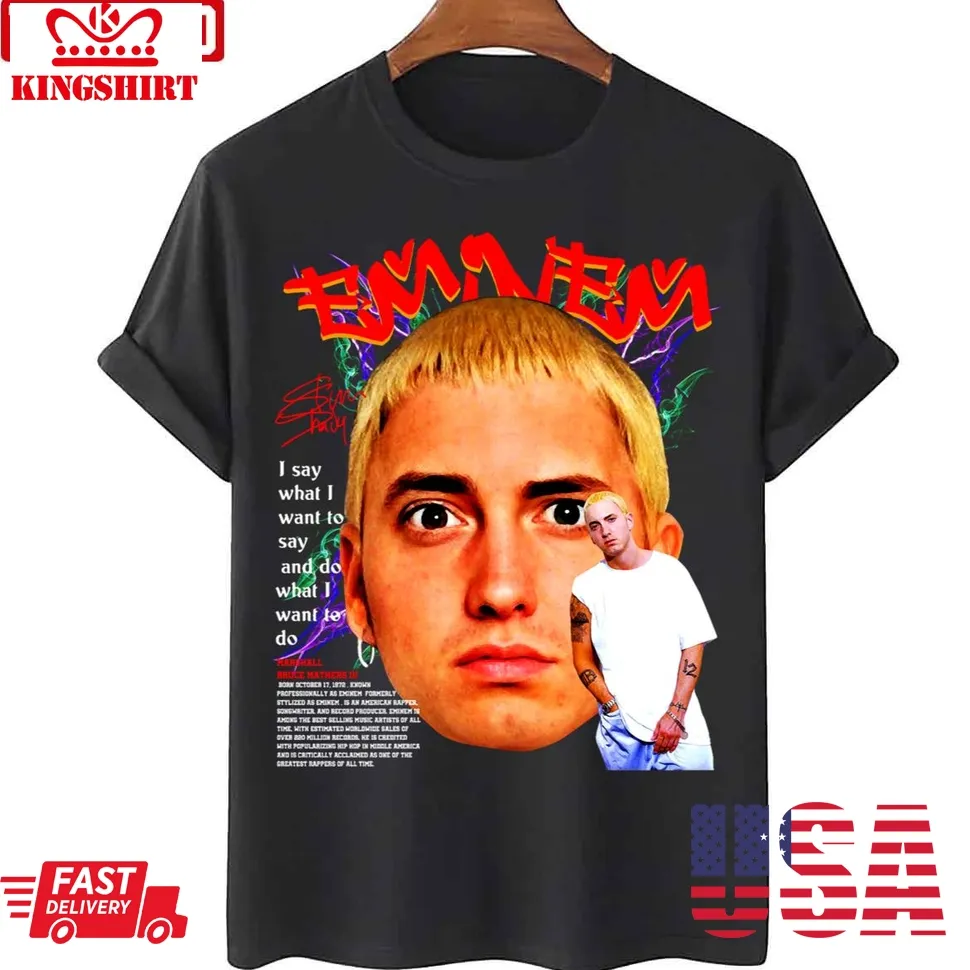 Throwback Merchandise Eminem Unisex Sweatshirt Plus Size