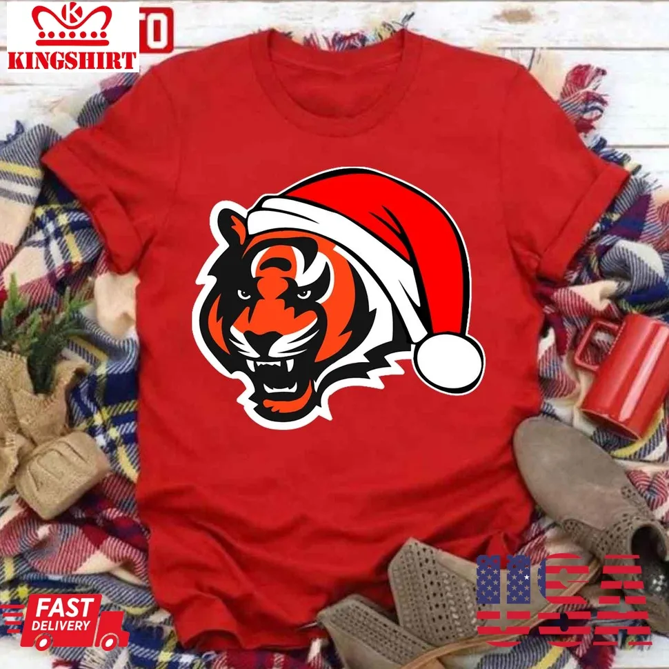 Tiger Christmas Unisex T Shirt Unisex Tshirt