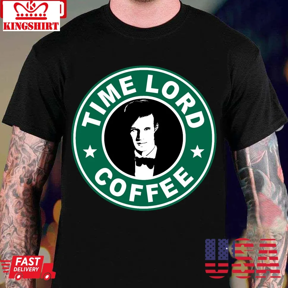 Time Lord Coffee Unisex T Shirt Plus Size